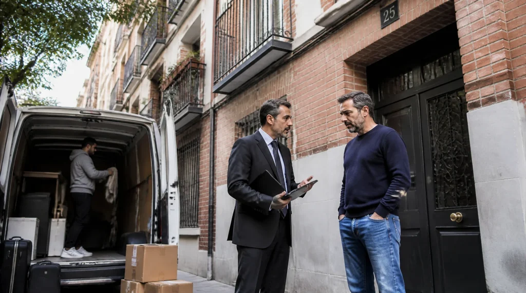 Abogado desahucios Madrid asesorando a propietario para recuperar vivienda